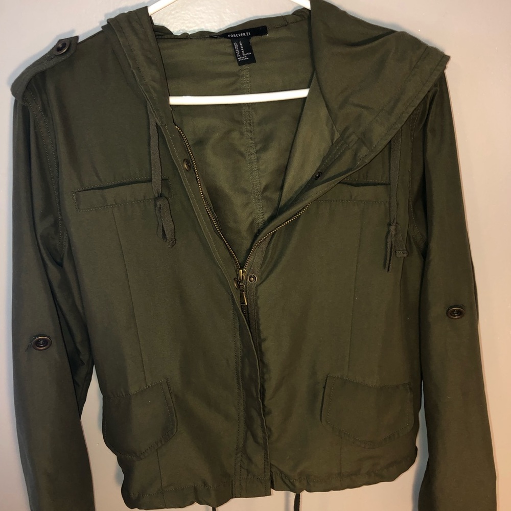 Cute green light jacket